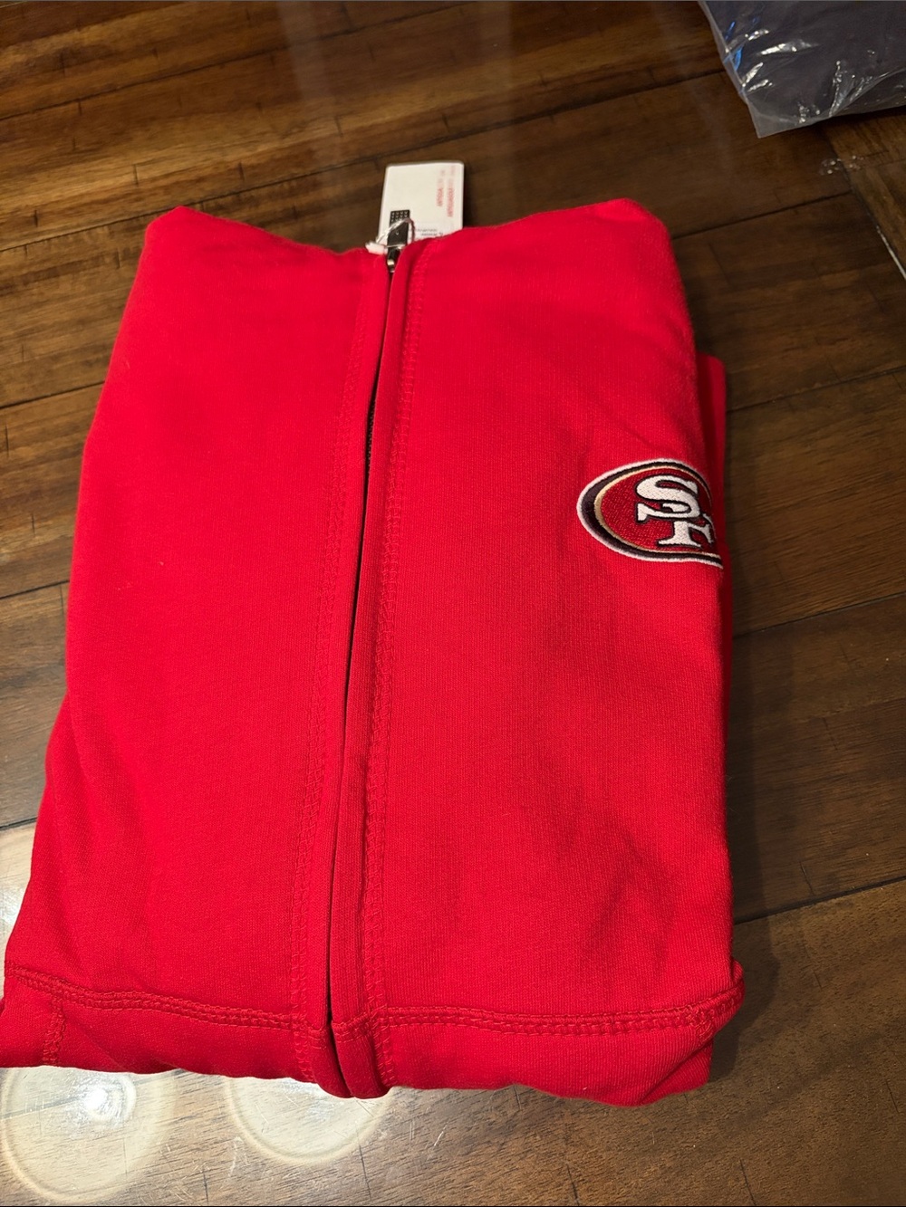 Nike San Francisco 49ers Mens Zip-Up Sweatshirt